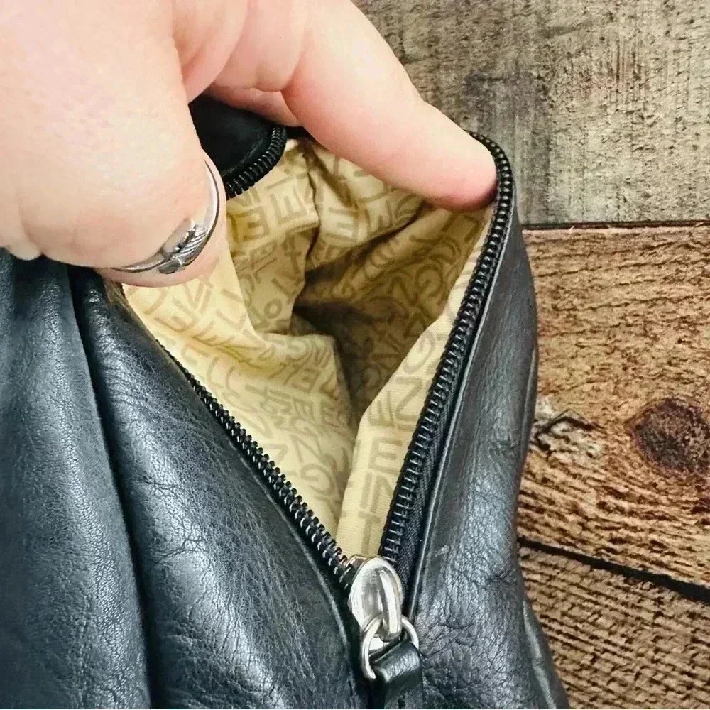 Ellington Leather Woven Large Hobo Bag